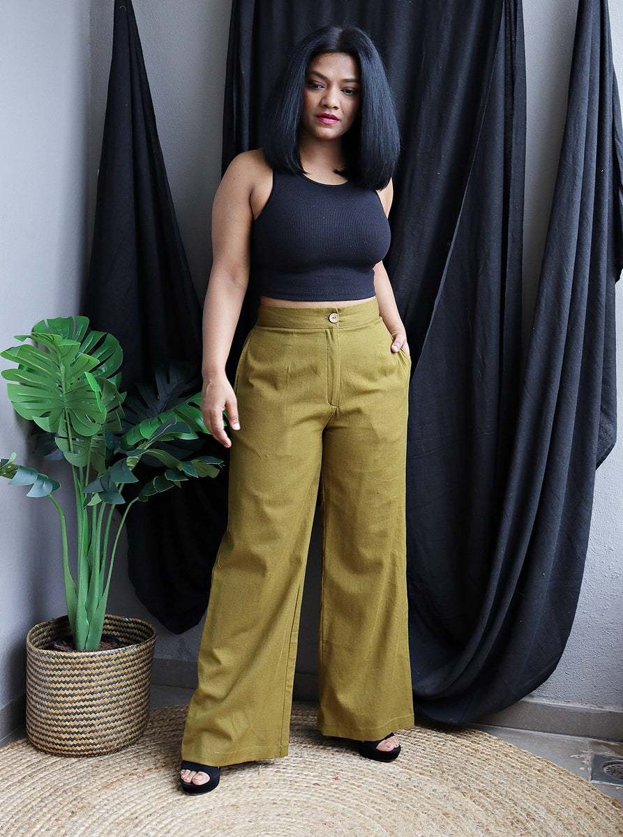 Olive pants with Blazer Outfit | Hockerty